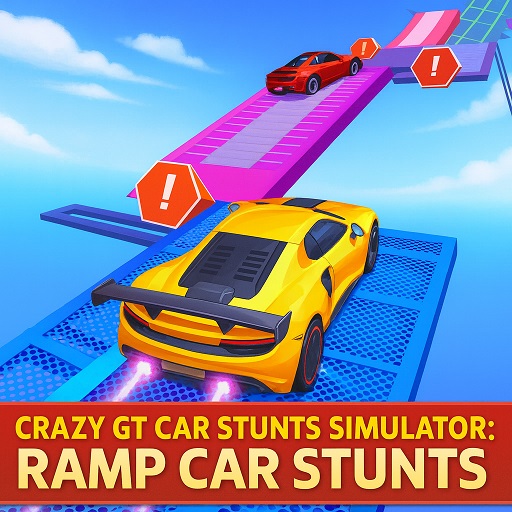Crazy GT Car Stunts Simulator Ramp Car Stunts