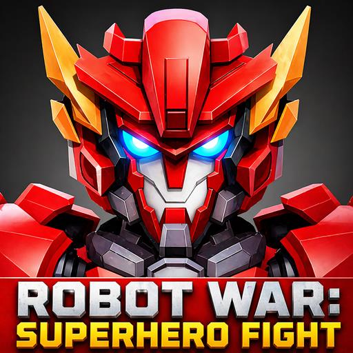 Robot War Superhero Fight
