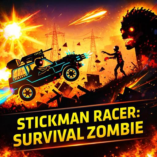 Stickman Racer Survival Zombie