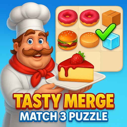 Tasty Merge Match 3 Puzzle